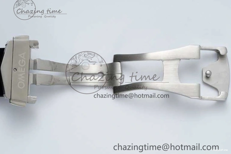 0226 SportInspired Speedmaster Racing Master SS HKF Best Edition Blue Black Dial on Black Rubber Strap A 7817